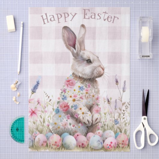Easter Spring Bunny Tissue Paper Seidenpapier (Handwerk)