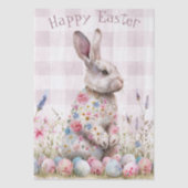 Easter Spring Bunny Tissue Paper Seidenpapier (Vorderseite)