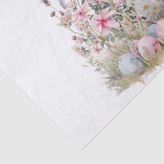 Easter Spring Bunny Tissue Paper Seidenpapier (Detail)