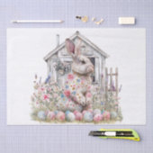 Easter Spring Bunny Tissue Paper Seidenpapier (Handwerk)