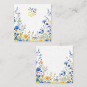 Easter Spring Flowers  Begleitkarte (Vorne/Hinten)