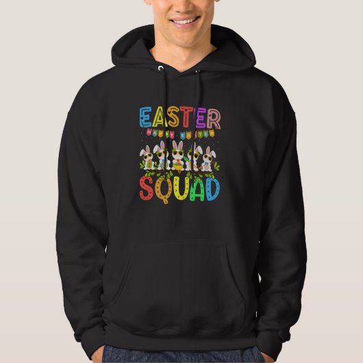 Easter Squad Bunny Rabbit Happy Easter Day Party M Hoodie (Vorderseite)