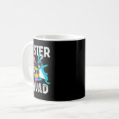 Easter Squad Dabbing Bunny Chick Egg Hunting Match Kaffeetasse (Vorderseite Links)