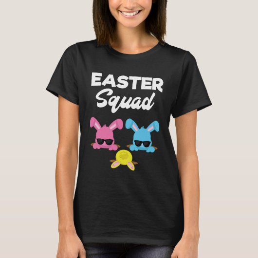 Easter Squad  Family Matching Easter Outfit Egg Hu T-Shirt (Vorderseite)