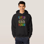 Easter Squad Leopard Easter Bunny Egg Hunt Kids Bo Hoodie (Vorne ganz)
