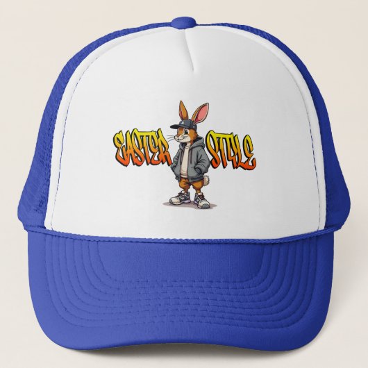 Easter Style – Street Bunny Design - boné Truckerkappe (Vorderseite)