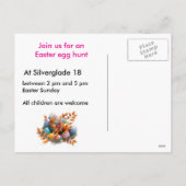 Easter Sunday Celebrations Feiertagspostkarte (Rückseite)