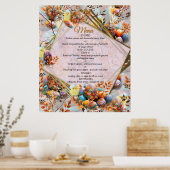 Easter Sunday Menue Poster (Küche)