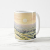 Easter sunrise art illustration kaffeetasse (VorderseiteRechts)