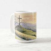Easter sunrise art illustration kaffeetasse (Vorderseite Links)
