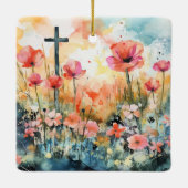 Easter Sunrise Keramikornament (Rückseite)