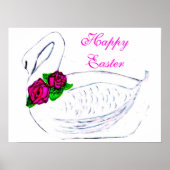 EASTER SWAN-Plakat Poster (Vorne)