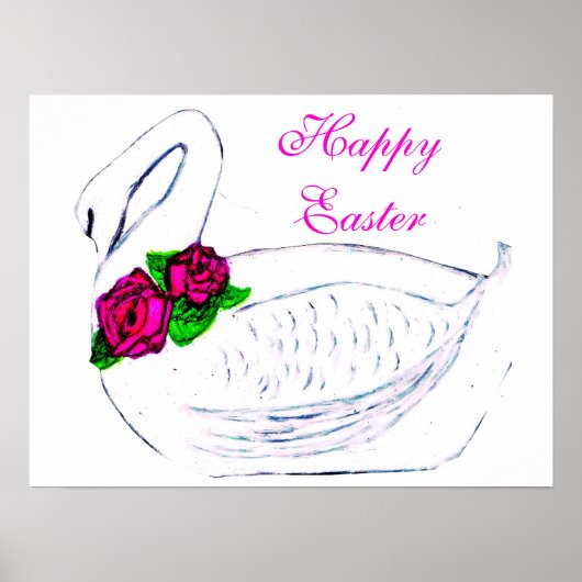 EASTER SWAN-Plakat Poster (Vorne)