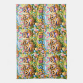 easter tea towel geschirrtuch (Vertikal)