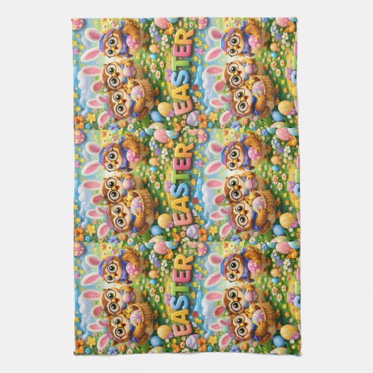 easter tea towel geschirrtuch (Vertikal)