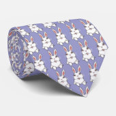 Easter Tie Easter Bunny Art Necktie Easter Gifts Krawatte (Gerollt)