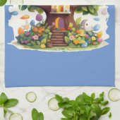 Easter Tree Geschirrtuch (Gefaltet)