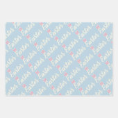 Easter Typography Wrapping Paper Set  Geschenkpapier Set (Vorderseite 2)