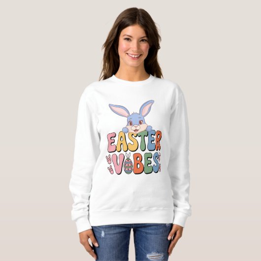 Easter Vibes, Bunny Ears Sweatshirt (Vorne ganz)