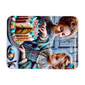 EASTER ~ Vintage Cake ~ Flexible Photo Magnet (Horizontal)