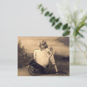 Easter vintage picture feiertagspostkarte (Stehend Vorderseite)