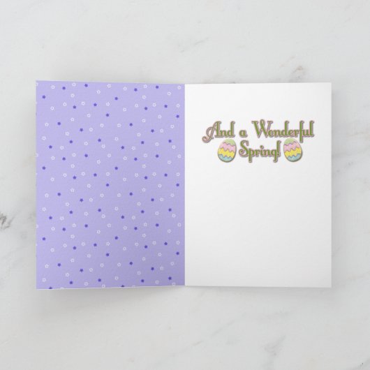 Easter - Weimaraner - Ben Feiertagskarte (Innenseite)