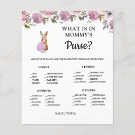 Easter What is in Mommy's Purse Baby Game Card 