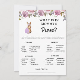 Easter What is in Mommy's Purse Baby Game Card  Karte