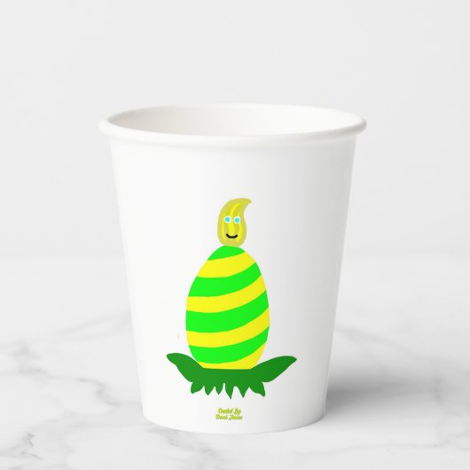 Easter Wishes Paper Cups Pappbecher (Vorderseite)