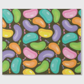 Easter Wrapping Paper Jelly Bean Garden Party Geschenkpapier (Flach)