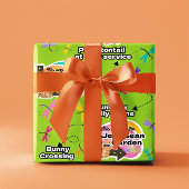 Easter Wrapping Paper Jelly Bean Signs Geschenkpapier