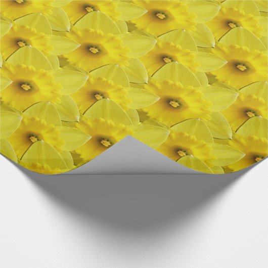 Easter Wrapping Paper Spring Daffodil Gift Paper Geschenkpapier (Ecke)