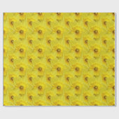 Easter Wrapping Paper Spring Daffodil Gift Paper Geschenkpapier (Flach)
