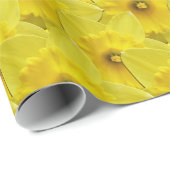 Easter Wrapping Paper Spring Daffodil Gift Paper Geschenkpapier (Rolleneckpunkt)