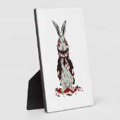 Easter Zombie Rabbit Halloween Bunny Fotoplatte (Seite)