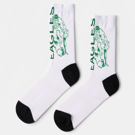 Eastern Alamance Wrestling Socks Socken (Linkes Detail)
