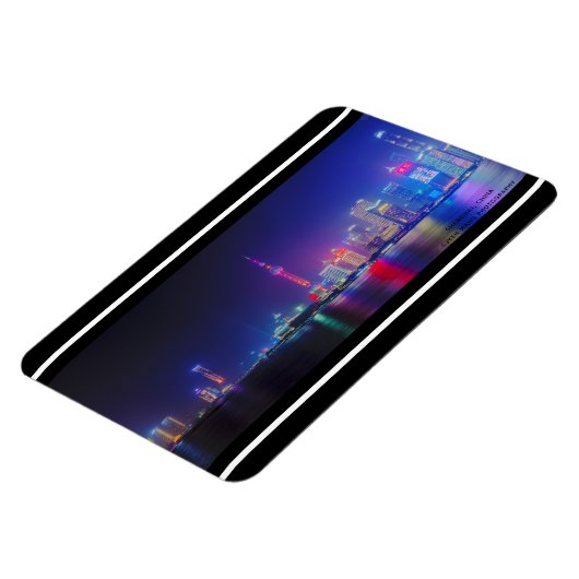 © Eastern Bank of Huangpu River, Shanghai, China Magnet (Linke Seite)