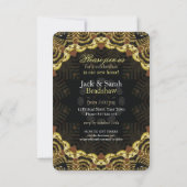 Eastern Batik | Neue Zuhause Erwärmung Ansammlung  Einladung (Rückseite)