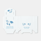 Eastern Blue Pelour Floral Label Geschenkschachtel (Ungefaltet)