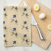 Eastern Bluebird aus Audubons Vögeln von Amerika Geschirrtuch (Viertel Falte)