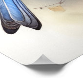 Eastern Bluebird Bird Art Print Poster (Ecke)