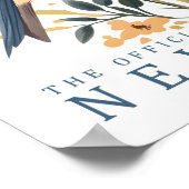 Eastern Bluebird Bird of New York USA Poster (Ecke)