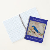 Eastern Bluebird Deep Blue Notizblock (Innenseite)