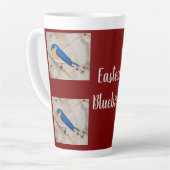Eastern Bluebird Deep Red Milchtasse (Linke Ecke)