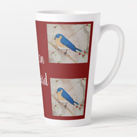 Eastern Bluebird Deep Red Milchtasse (Rechts)