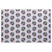 Eastern Bluebird in Lilacs Malerei Original Art Stoff (Fat Quarter (45,7 x 55,9 cm))
