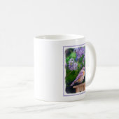 Eastern Bluebird in Snow - Original Foto Kaffeetasse (VorderseiteRechts)