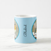 Eastern Bluebird in Snow - Original Foto Kaffeetasse (Mittel)