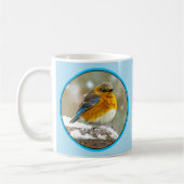 Eastern Bluebird in Snow - Original Foto Kaffeetasse (Links)