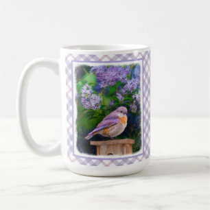 Eastern Bluebird in Snow - Original Foto Kaffeetasse